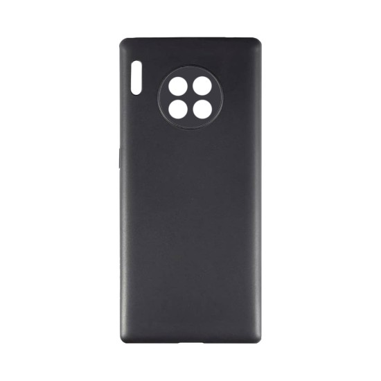 Capa de Silicone para Huawei Mate 30 Pro Preto